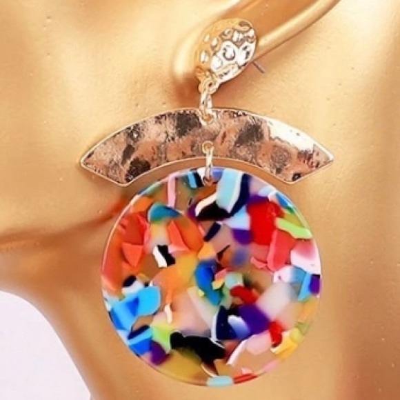 All Gone🔹3/$25🔹HP🎉Acrylic Boho Drop Earrings - Picture 2 of 4